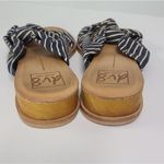 Dolce Vita Dv8 knotted Navy Blue/White Slides Size 9 Blue Photo 4