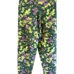 Aerie New Offline By  L Green Floral Real Me Hi-Rise 7/8 Legging cross waist NWOT Photo 1