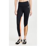 PE Nation High Rise Logo 7/8 Athletic Workout Leggings Gym Pant Activewear Small Black Photo 12