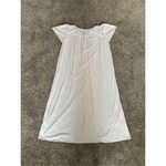 Vintage Miss Elaine Short Sleeve Long Pink Nightgown Nylon Dress Flowers Size M Size M Photo 3