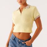 Peppermayo Knit Polo Half Zip Top  Photo 0