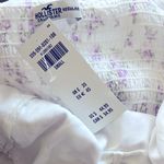 Hollister  Floral Print Wrap Front Romper in White/Purple, NET, Size S Photo 11