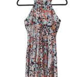 Bar III NWT Painter Multicolor Leopard Print Halter Mini Dress Photo 0