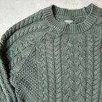 Aerie  Chunky Knit Teal Pullover Sweater Small Photo 0
