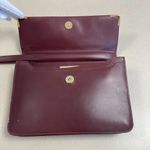 Must de Cartier Burgundy Leather Clutch w/ Retractable Strap - Preowned Photo 4