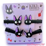 Her Universe Studio Ghibli Kiki's Delivery Service Jiji Expressions Hair Clip Set Photo 0