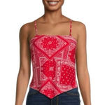 #139 NO BOUNDARIES Bandana Tank Top Red Size 2X Photo 0