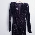 Baltic Born  Madonna Black Sequin Maxi Dress Photo 3