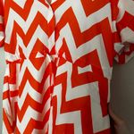 Fantastic Fawn  Orange and White Chevron Top Photo 1