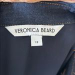 Veronica Beard  Arlington dark Oxford denim wrap midi western dress 12​ Photo 8