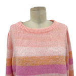 Lilly Pulitzer Ritza Striped Sweater In Lilac Pink Stripe Size Large Photo 3