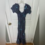 Free People  Bali Santa Cruz Maxi Embroidered Floral Dress S Photo 7