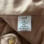 Beige Sleeveless Puffer Vest Tan Photo 4