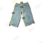 Bamboo Traders Light Blue Cargo Capri Pants, Women's Size 8, Drawstring Hem Photo 3
