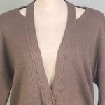 Love Riche  oversized cardigan sweater with cut-outs at the shoulders, Small. EUC Photo 1