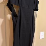 The Pants Store  Black Midi Cut Out Dress Photo 0