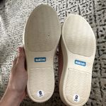 new women's native monaco low canvas WX blush pink & bone white sneakers size 8 Photo 3