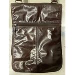wilson's leather  Pelle Studio Brown Leather Messenger Bag Great Condition Photo 1