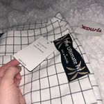 Zac and Rachel White Checkered Dress Pants Photo 3