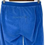 Voight BonBon Blue Flare Velour Embroidered Bon Bon Collection Pants Joggers M Size M Photo 4