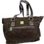 Tous  msrp brown suede leather cross body bag Photo 0