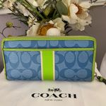 Coach  Blue and Green Women's Wallet Photo 1