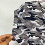 Umgee  camouflage medium t-shirt dress short sleeve w/pockets side slits Photo 4