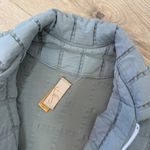 The Seea Seafoam Quilted Pullover Coat Jacket Blue Photo 15