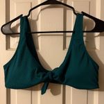 Hollister Green  tie-front bikini top Photo 0