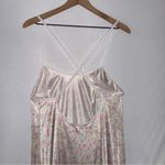 Vintage Cottagecore Floral Print Nightgown Slip Maxi Dress with Lace Detailing‎ White Size M Photo 7
