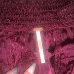 Free People  boho acid high waisted satin embroidered tie dye shorts fall casual Photo 5