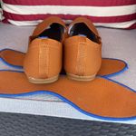 Rust Orange Knit Flats with Blue Trim – Size 11 Photo 4