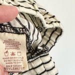 Hem & Thread  Diagonal Striped Off the Shoulder Blouse in Black and White - M Photo 2