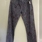 Anthropologie NEW  - PILCRO SLIM BOYFRIEND JEANS IN FLORAL PRINT! Photo 0
