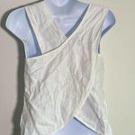 Madewell 100% Linen Cross Back top Size 00 Photo 2