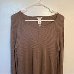 Max Studio  Cable Knit Sweater Dress Heather Toast Photo 1