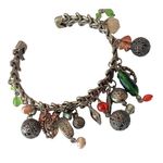 Charm Braided Open Bangle Boho Bohemian Funky Festival Preppy Hippie Bracelet Photo 0