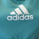 Adidas Blue Performance Sports Bra Moisture-Wicking Medium Support Photo 1