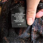 Renuar Cowl Neck Black Striped Speckled Sweater Womens Size L Long Sleeve Size L Photo 6