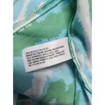 Diane Von Furstenberg DVF Target  Long Satin Disco Zebra Green Robe Size 2XS Photo 7