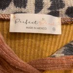 Perfect Peach Ribbed Pullover Brown Cheetah 2X Hoodie. 2629 Size XXL Photo 3