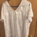 Wallpapher  lace white blouse size large new with tags Photo 4