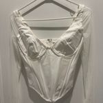 House Of CB  Araminta White Long Sleeve Mesh Corset Photo 2