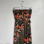 Justify  Animal Print Strapless Maxi Dress Sz M Photo 6