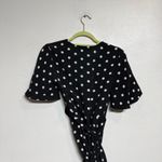 House of Harlow  1960 x Revolve Black Polka Dot Harper Mini Wrap Dress Sz XS Photo 7