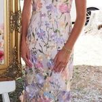 Boutique 3D Floral Embroidery Dress Multiple Photo 3