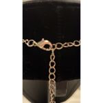 VICI Collection Gold Tone Necklace with Rhinestone Teardrop/Coin Pendant Photo 4