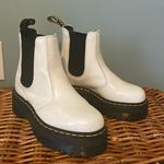 Dr. Martens Size 6 Women's, Size 5 Men's 2976 Platform Chelsea Boot - White Photo 0