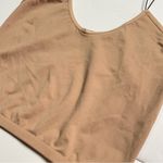 Free People NWOT Intimately Skinny Strap Cropped Cami Tank Bra Brami Brown M\L Photo 3