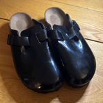 Birkenstock  Boston hex black patent leather 38 (7.5) Photo 0